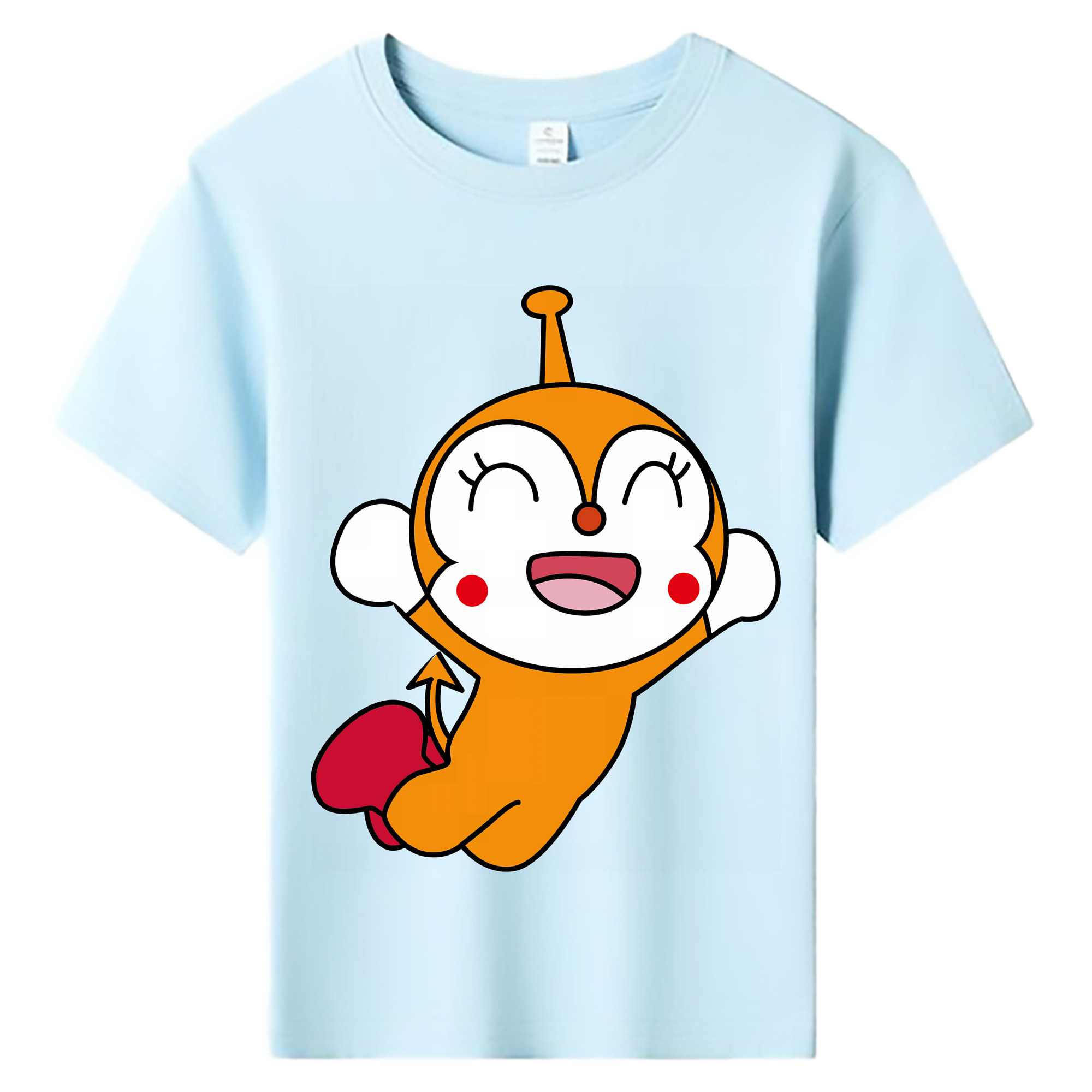 （画像用） アンパンマン Anpanman 綿100％キッズTシャツ（フロントプリント）